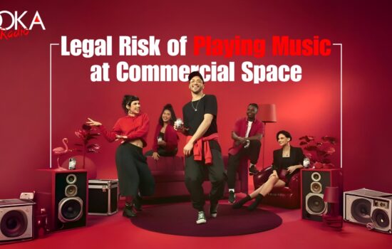 Legal risk of playing music at commercial space